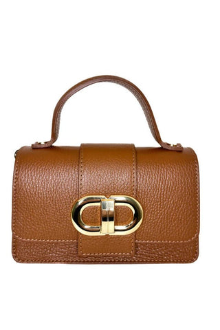 Mini Chain Crossbody- Brown