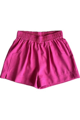 Jessica Elastic Waist Short - Lipstick