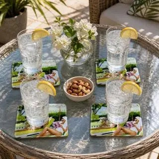 Drinking By The Pool Coaster Set Of 4
