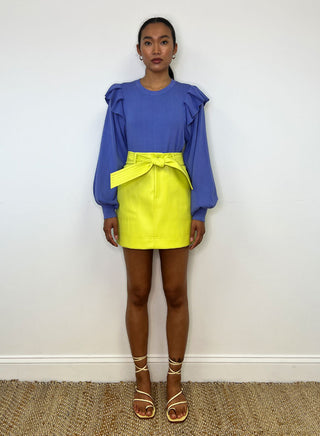 Remi Popover Sweater- Lapis