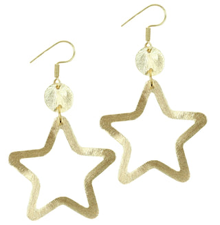 Gold Star Earrings