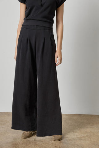 Full Length Terry Pant- Black