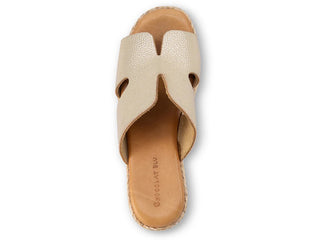 Jamie Wedge Sandal - Gold Leather