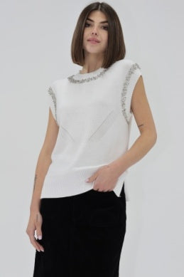 Yaritza Sweater - Pearl