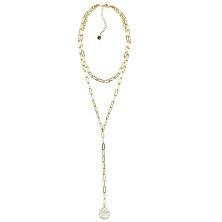 Luxe Layered Lariat Gold Filled