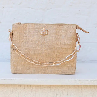 Ariana Crossbody Natural Lattice