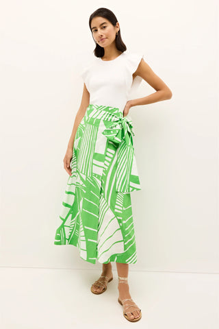 Estine Wrap Skirt - Verdant