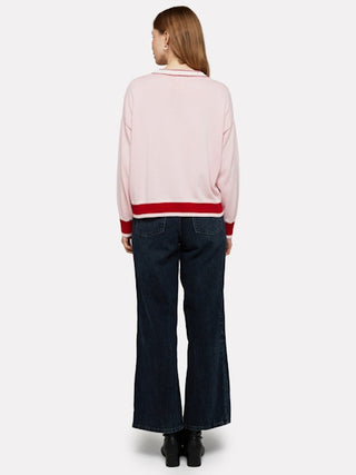 Clover Cardi - Rose Petal/Cochineal