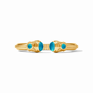 Cabochon Demi Cuff - Blue - OS