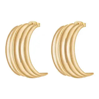 Miranda Hoops - Gold
