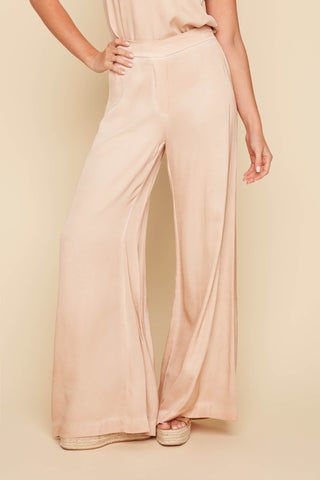Wide Leg Pants - Cameo