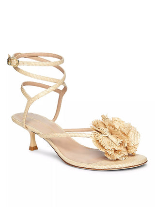 Belize Sandal- Natural Lux Raffia