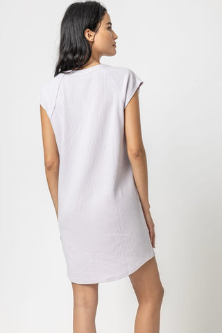 V-Neck Raglan Dress