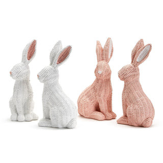 White Basketweave Bunny