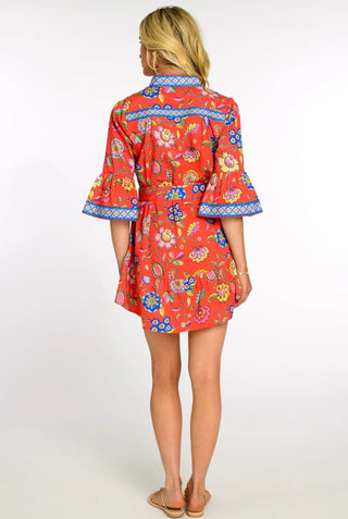 Frances Dress - Spring Flower Poppy