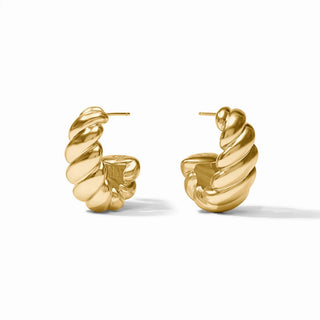 Ravello Statement Hoop- Gold