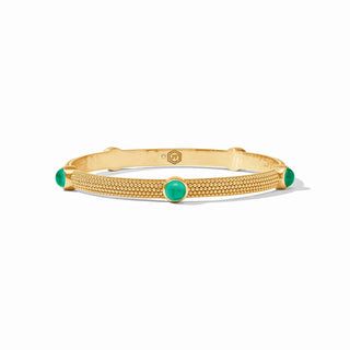 Cabochon Bangle - Iridescent Green - M
