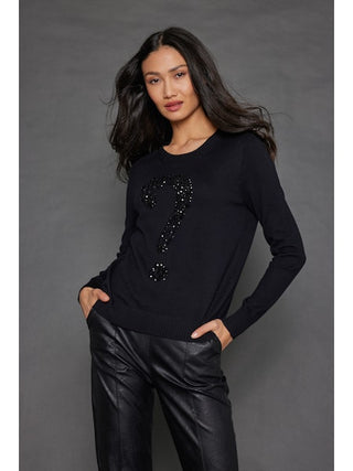 Keep 'Em Guessing Sweater - Black