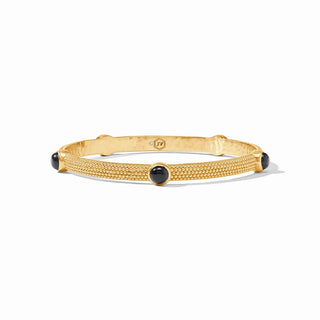 Cabochon Bangle - Obsidian Black - M