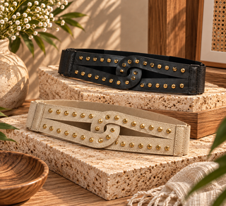 Leather Belt Gold