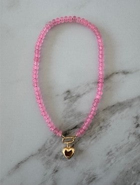 Why Knot? Necklace - Pink Quartz