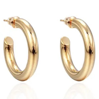 Anya 18K Gold Hoop Earrings