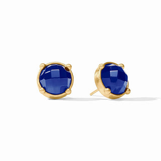 Honey Stud - Iridescent Sapphire Blue