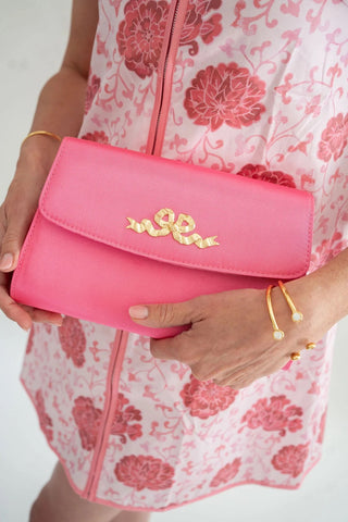 Mollie Pink Clutch