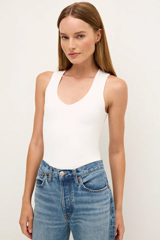 Miranda Tank - Cool White