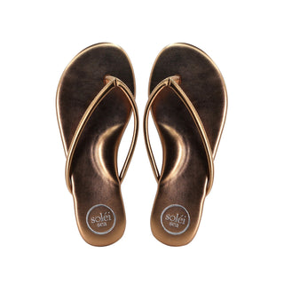 Vivie Stitch Strap Sandal Copper