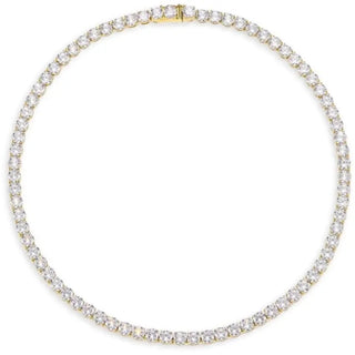 Karla Tennis Necklace Gold 18"