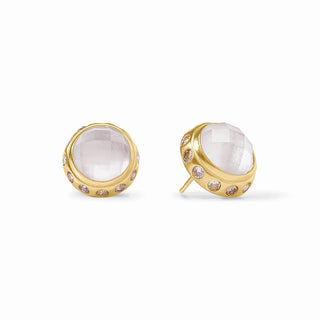 Rainbow Stud- Iridescent Clear Crystal