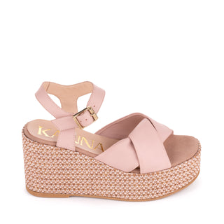 Creta Wedge- Beige