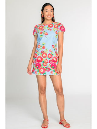 Louisa Dress - Poppy Patch Blueberry