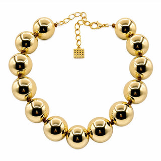 Lucy Gold Gumball Size Choker
