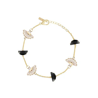 Black Tie Bracelet - CZ Crystal