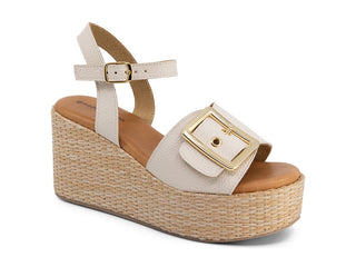 Jenis Wedge Sandal - Ice Leather