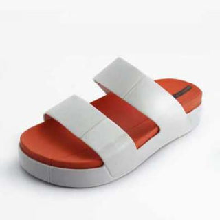 Ghost Sandal- White/Orange