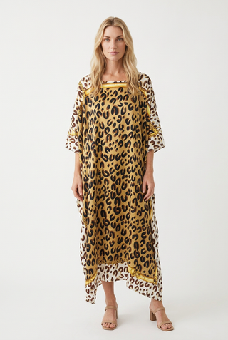Long Kaftan-Leopard