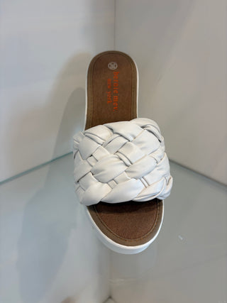 Venti Shiraz Sandal- White