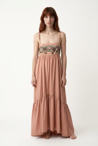 Franciscano Maxi Dress-Rosa
