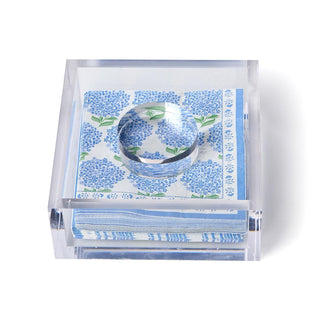 Acrylic Napkin Holder w/ Acrylic Paper Weight