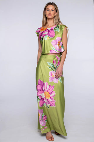 Jackie Top - Bias Bouquet