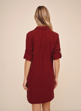 Long Sleeve A-Line Dress