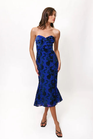 Bristol Dress - Cobalt/Navy
