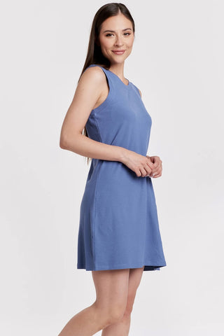 Justine Dress - Stormy Blue
