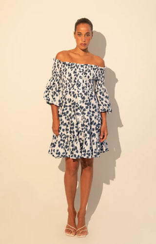 Marianne Mini Dress - Poppy Blue