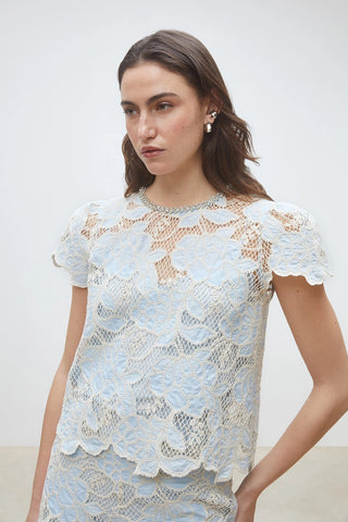 Lexy Shirt- Ciel Blue