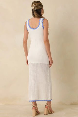 Rae Contrast Knit Maxi Dress