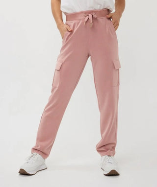 Cargo Modal Trousers - Chalk Pink